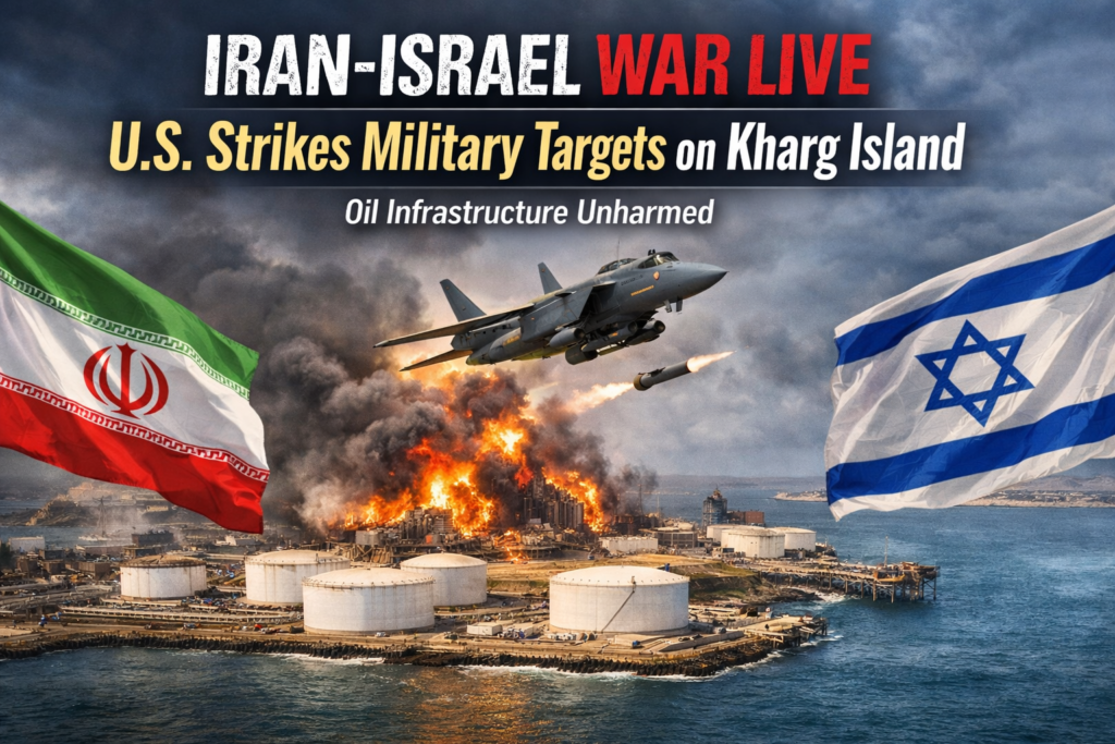 Iran-Israel War US strike Kharg Island oil infrastructure