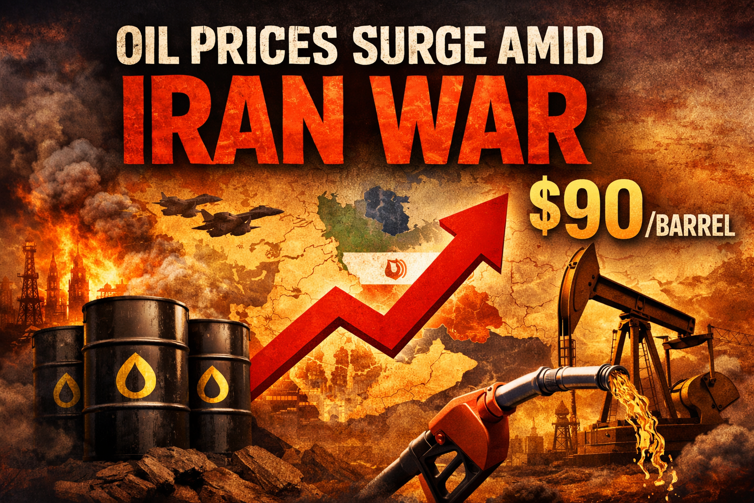 Iran War Escalates: Global Oil Prices Surge as Middle East Tensions Rise