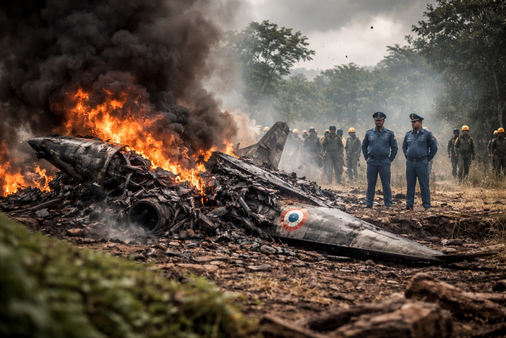 Sukhoi Su-30 crash in Assam fighter jet accident